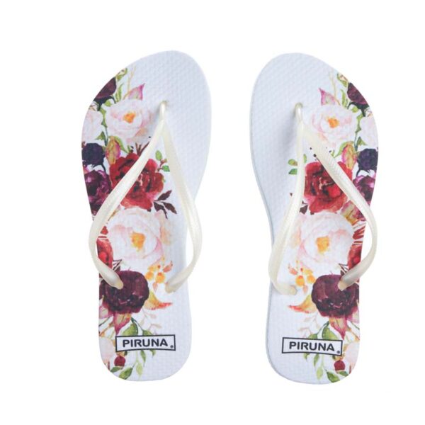 Basic Brazilian Flip Flops – Flower Roses – Piruna