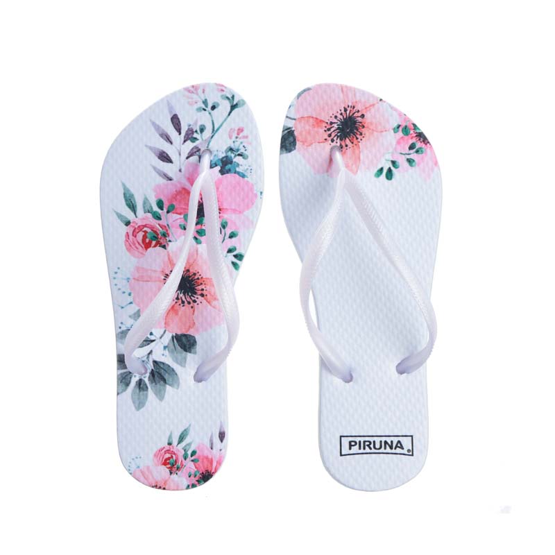 Basic Brazilian Flip Flops – Flower Hibiscus – Piruna