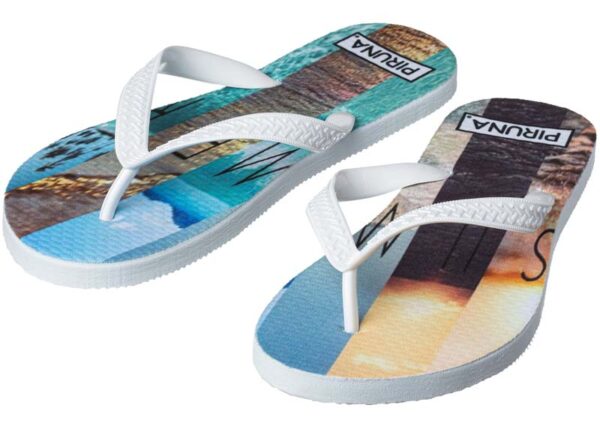 Brazilian Flip Flops with summer design - horizontal image