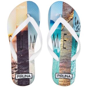 Brazilian Flip Flops with Summer Design - Front image