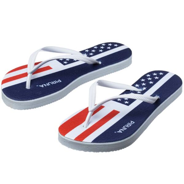 Brazilian Flip Flops with USA Flag design